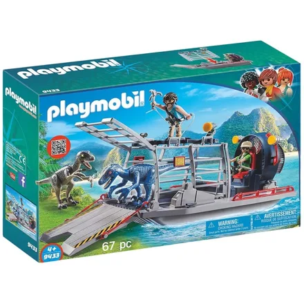 Playmobil Hidrodeslizador Enemigo Con Raptor 9433