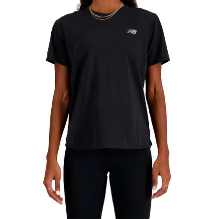 Camiseta New Balance Feminino Poly Tee Athletics XS Preto – WT41253BKH