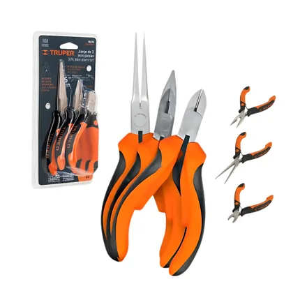 Mini Alicates Truper 3 Piezas
