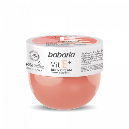Babaria Vitamina Body Cream Pieles Secas 100 Vegan 400ml