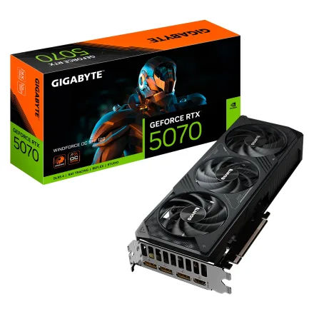 Placa Video Gigabyte Windforce Oc Geforce Rtx 5070 Gddr 7 Gv 12GD