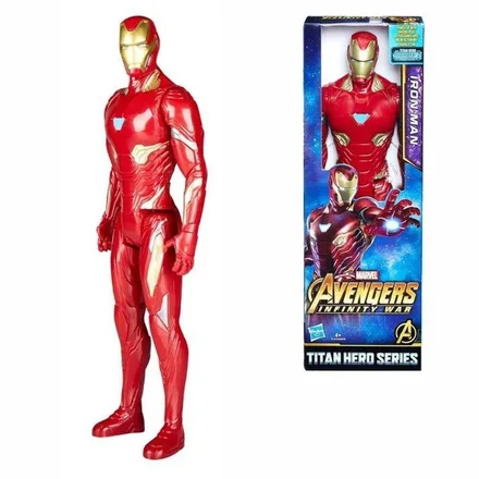 BRINQUEDO BONECO AVENGERS TITAN HERO IRON MAN E1410