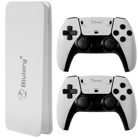 Blulory Game Stick PS5 M15 Pro Jogos 4K 2 Controles