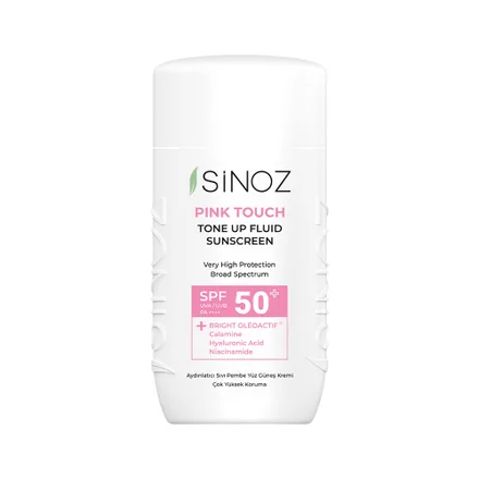 Protector Solar Sinoz Pink Brightening Fluid Spf 50 Plus 50ml