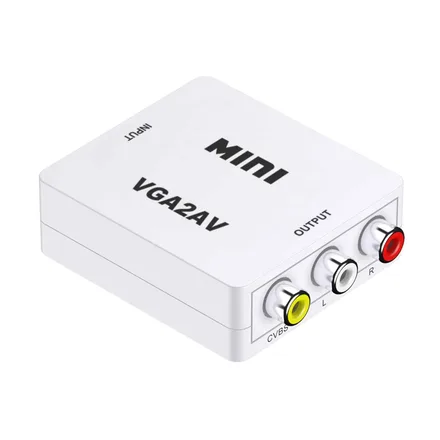 MINI CONVERSOR VGA A RCA/ AV