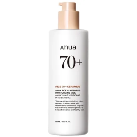 Locao Facial Anua Rice 70 Plus Ceramide Intensive Mosturizing Milk 150ml
