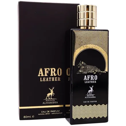 Perfume Maison Alhambra Afro Leather Eau Parfum Unissex 80ml