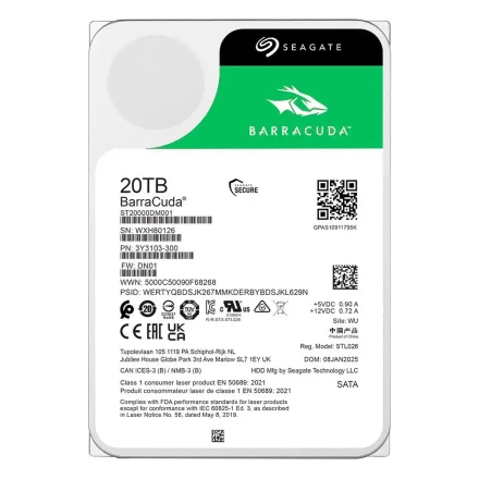 Seagate Barracuda Sata 3 20TB