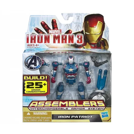 Juguete Muneco Iron Man 3 Assemblers Patriot Figura