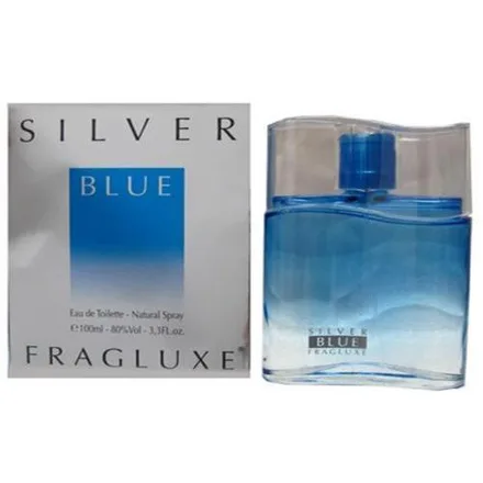 Perfume Fragluxe Silver Blue Eau Toilette Masculino 100ml