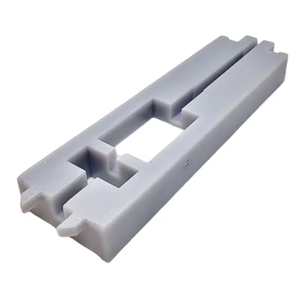 F. GABARITO PARA CONECTOR RAPIDO SPLITTER BLADE SC CINZA