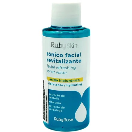 Tônico Facial Revitalizante Ruby Rose com Ácido Hialurônico