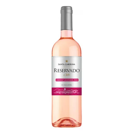 Vino Chileno Rosado Santa Carolina Reservado Cabernet Sauvignon Rose 750ml