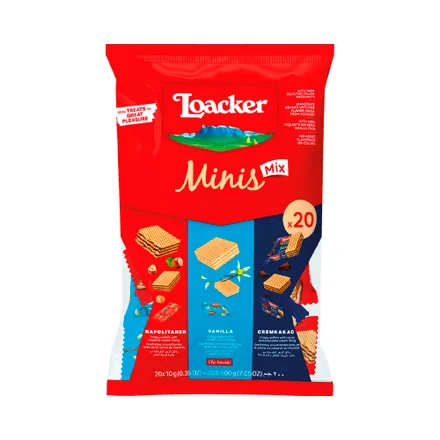 Galletas Loacker Minis Pouch Mix 300 Gr