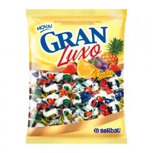 Bala Berbau Gran Luxo Frutas Sortidas Pacote 400g