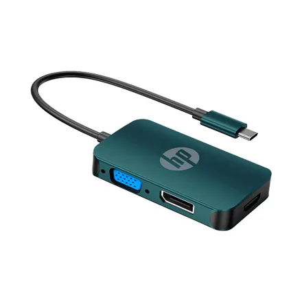 Adaptador Hp Dhc Ct200 Hdmi, Vga Y Displayport A Usb C