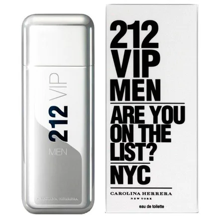 Perfume Carolina Herrera 212 Vip Men Eau Toilette Masculino 100ml