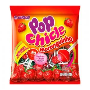 Pirulito Berbau Moranguinho Pacote 500g