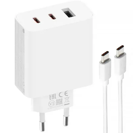 Carregador Gan Charger 2C1A 2 67 Watts Cabo