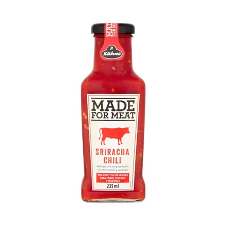 Salsa Kuhne Made Meat Sriracha Hot Chili 235ml