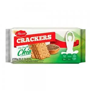 Biscoito Mazzei Salgado Sementes Chia 245g
