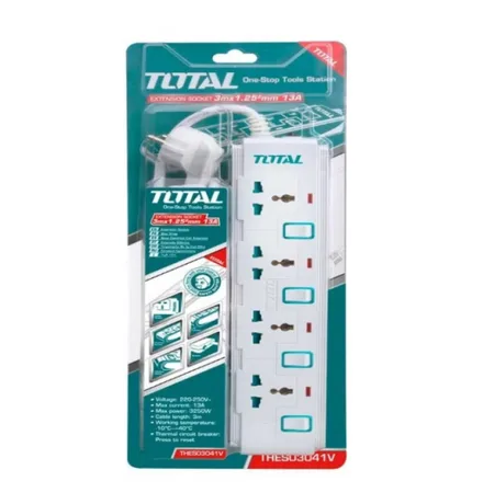 TOTAL EXTENSION ELECTRICA THES03041V 4TOMAS