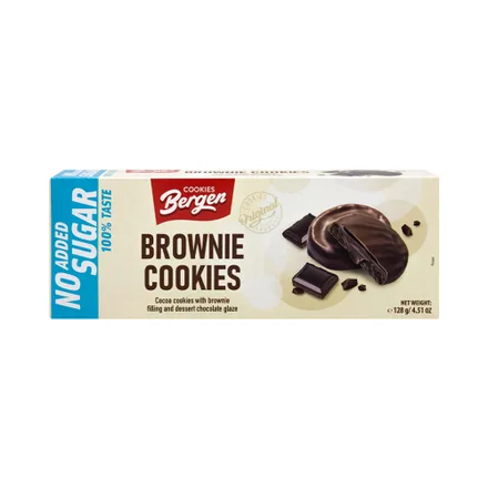 Galletitas Bergen Brownie Sin Azucar Gr 128GB