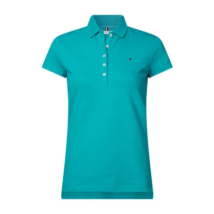 Camiseta Tommy Hilfiger Polo Feminina L7P Aqua 00L