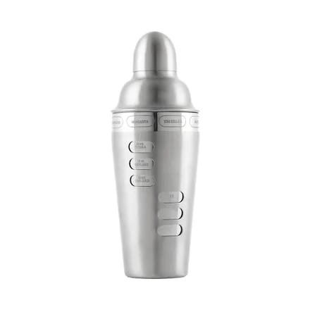 Coctelera Con Recetas Luxor Lx Plata 750ml