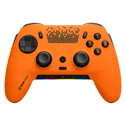 Controle Gamer Corsair Scuf Envision Pro Sem Fio para PC - Laranja