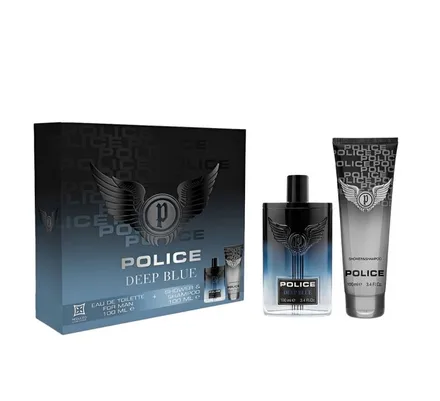 Police Perfume Deep Blue Eau Toilette Shower Shampoo 100ml