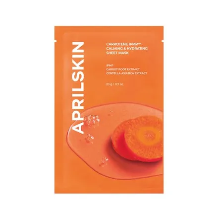 Mascarilla Aprilskin Carrotene Ipmp Calming Hydrating Sheet Mask 1 Unidad Agatres 20g