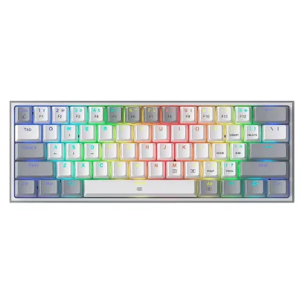 Teclado Gamer Redragon Fizz Rainbow K617 Switch Layout 60