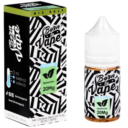 Born To Vape Liquid Spearmint Grape 35MG 20MG 30ml