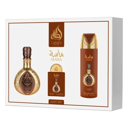 Lattafa Pride Masa Gift Set Eau Parfum Unissex 3