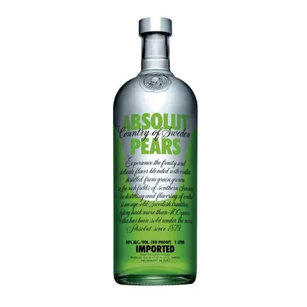 Vodka Absolut 40 Pears 1 Litro