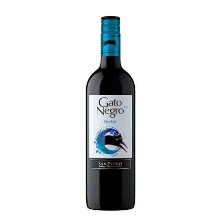 Vino San Pedro Gato Negro Merlot 750ml