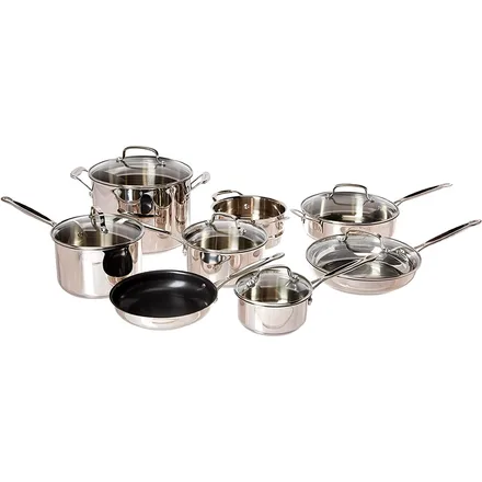 Jogo Panelas Cuisinart 77 14N Inox 14