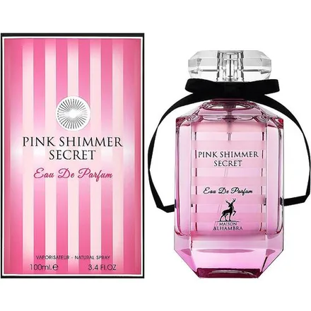 Perfume Maison Alhambra Pink Shimmer Secret Eau Parfum Feminino 100ml