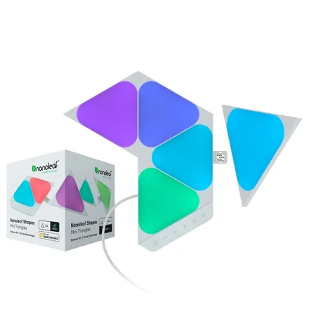 Nanoleaf NL48 5PK Forma Mini Triangulos Smk 5