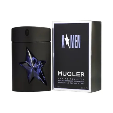 Perfume Mugler Men Refill Rubber Edt Spray 100ml
