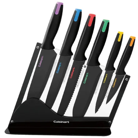 Jogo Facas Cuisinart C55 7PCE Bloco Acrilico 7