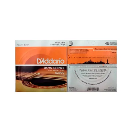 Cuerda Para Guitar D'addario Ez900