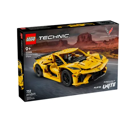 Juguete Construccion Lego Technic Chevrolet Corvette Stingray Play In Asphalt Legends Unite 732 Piezas
