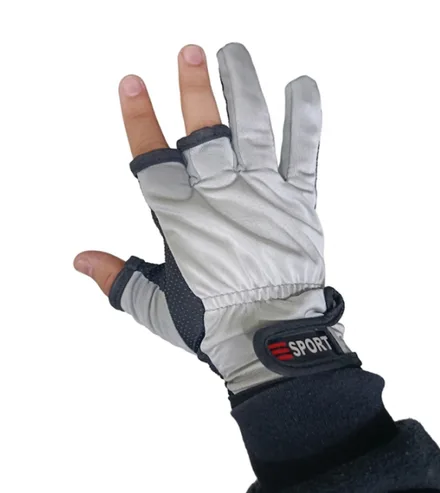 TOP FISHING GUANTES PARA PESCA GRIS (T) XL