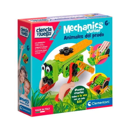Kit De Juego Clementoni Ciencia Y Juego Build Mechanics Junior Animales Del Prado 55371