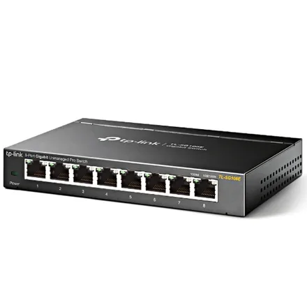 Switch Tl Con 8 Puertos RJ45 100