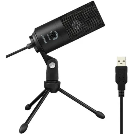 FIFINE MICRÓFONO K669B CONDENSER CARDIOID/USB BLACK