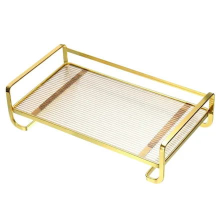 Estante Organizador P/Cosmeticos Genz25012 - Acero