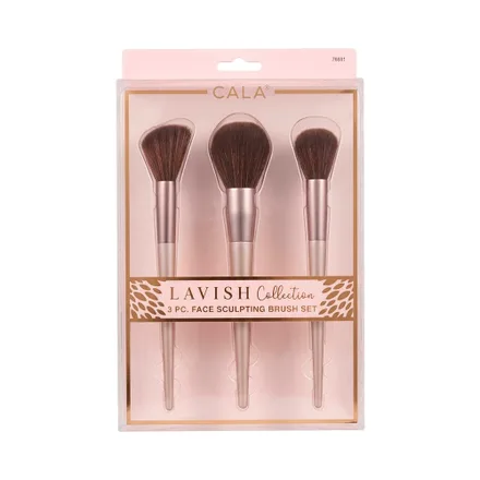 Set Brochas Cala Lavish Face Sculpting 3 Piezas